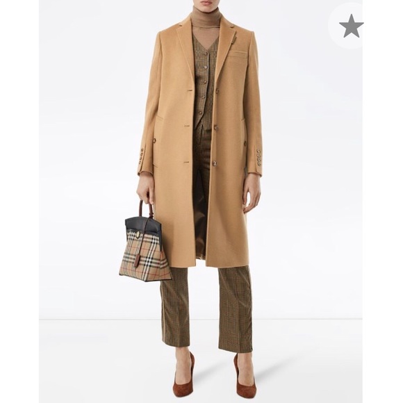 Burberry Jackets & Blazers - NWT Burberry Cashmere Single Breasted Coat